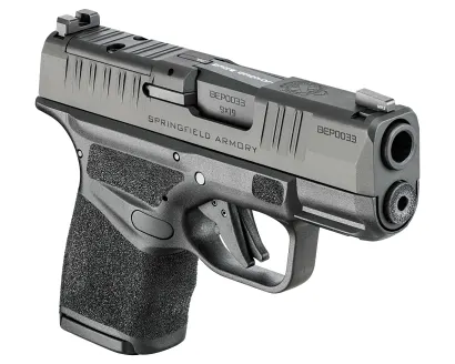 Front-right reference view of a Springfield Armory Hellcat