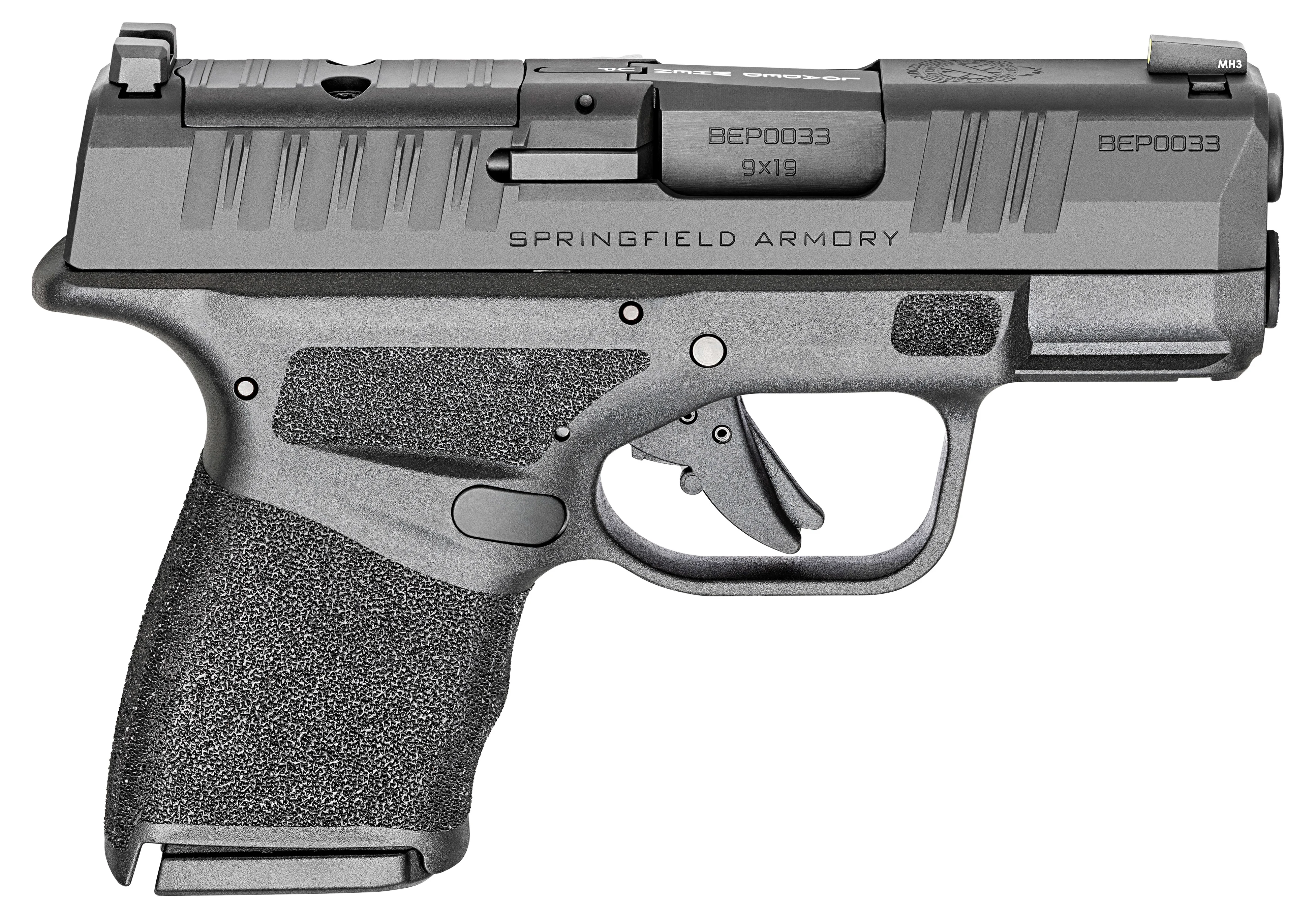 Right-profile reference view of a Springfield Armory Hellcat